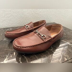 Dress shoes leather men’s size 10m Memory Foam shock absorbing cushion